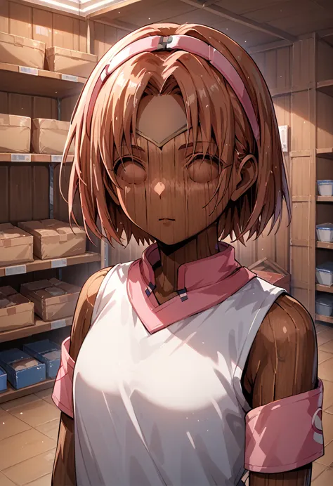 score_9, score_8_up, score_7_up, source_anime, 1girl, (haruno_sakura), forehead protector,
wood skin, (wood_tf:1.4), wood hair, ...