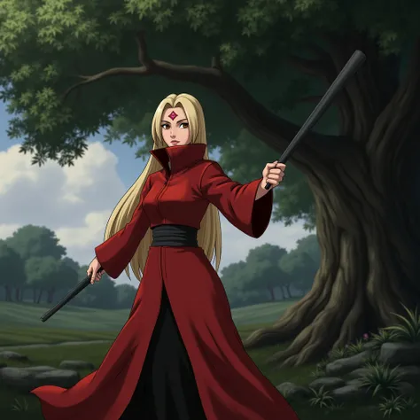 ((best quality)), ((masterpiece)), (detailed), perfect face Tsunade 