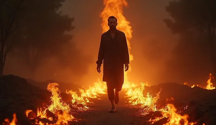 A man who walks on fire