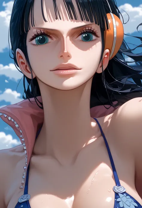 score_9_presence, score_8_up, score_7_up, (nico robin), sexy female, hyper quality, perfect face, perfect lighting, black hair