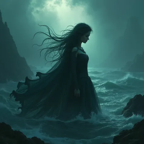 Huldbrand, The knight, came and saw,
Your beauty, that conquered the storm.
She gave him her life, her love so pure,
But he went away, left her alone.

(Chorus)
undine, lost soul in the sea,
Fades in the depths, the heart breaks so much.
Abandoned and betr...