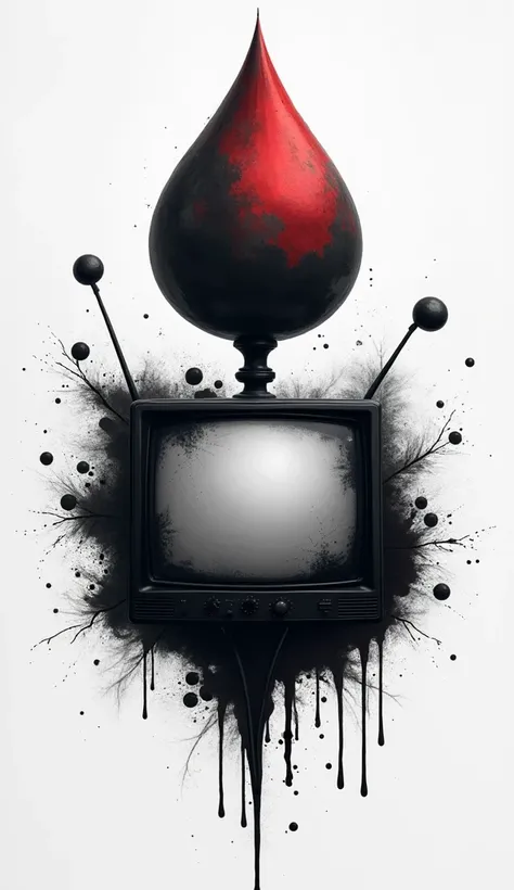 I want a png logo that symbolizes ink and TV 