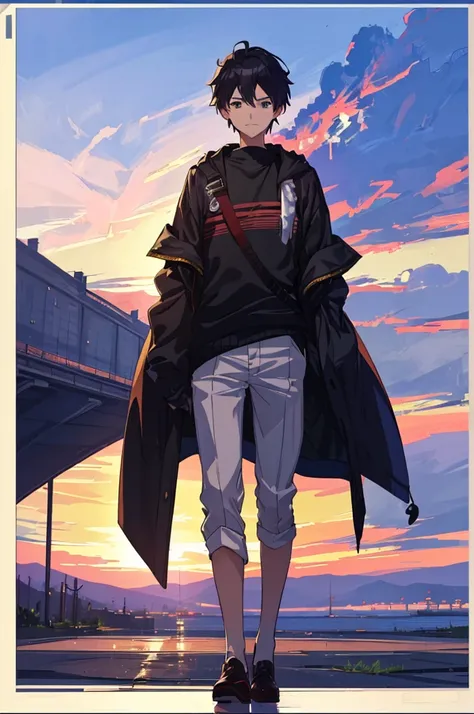 (Makoto Shinkai:1.2),(Makoto Shinkaiスタイル:1.1),( best quality, Hi-Res,4K,8K resolution,8k, Hi-Res,Ultra HD,Super detailed),( fine detail:1.2),(Anime-like:1.4),Anime protagonist,Anime Boys,Anime Art,Fresh,(( bright and fresh boys:1.4)),( is cool:1.4,cute:1.1...