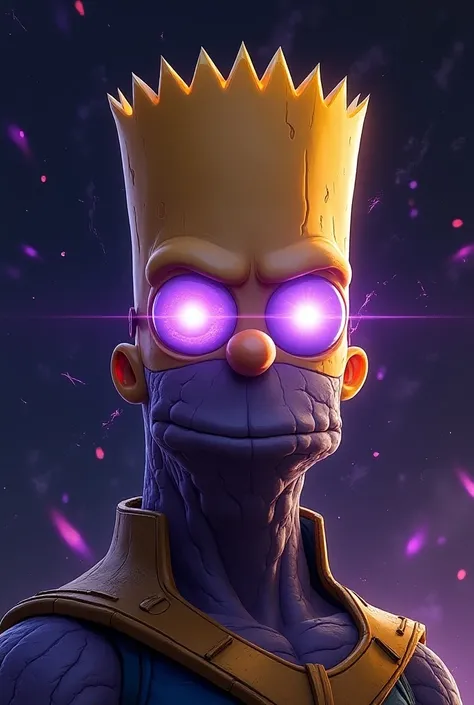 Bart in Thanos style