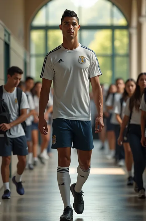 Ronaldo at school
