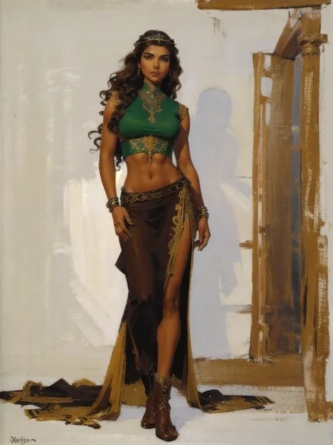 ((best quality)), ((4k)), ((highres)), ((masterpiece:1.2)). ((detailed)), ((ultra realistic)), ((intricate details)), ((full body picture)), ((character design sheet)), ((blank background)), a full body picture of a beautifull middle eastern female, arabic...