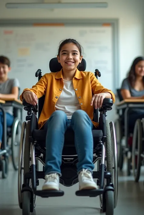 Student with motor disabilities 