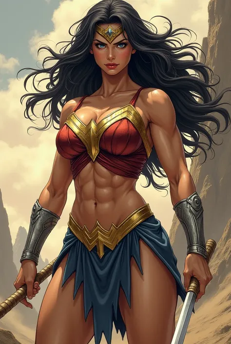 amazon woman anmie 100 procent muscle mass wonder woman