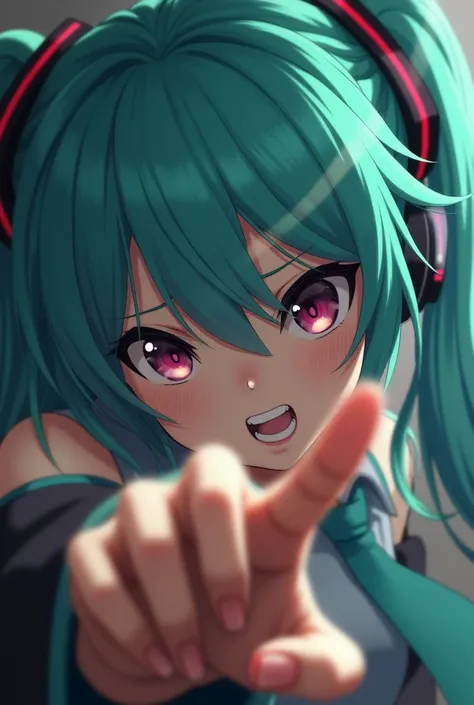 pov miku is about to slap you