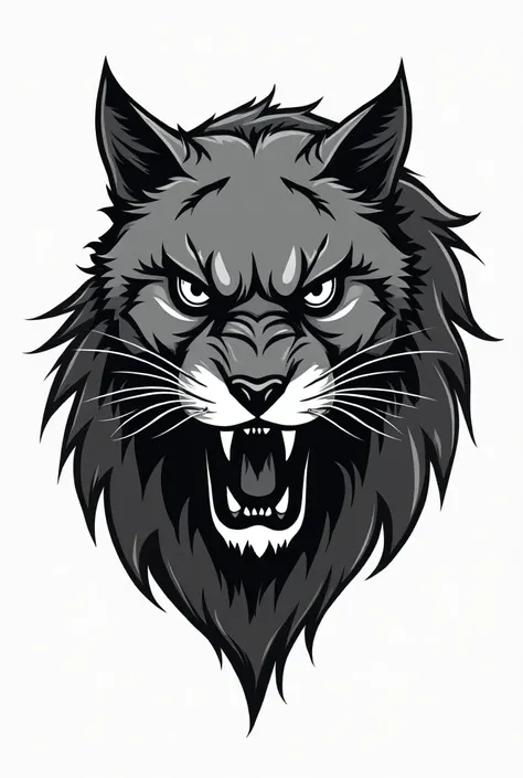 Wild cat logo design

