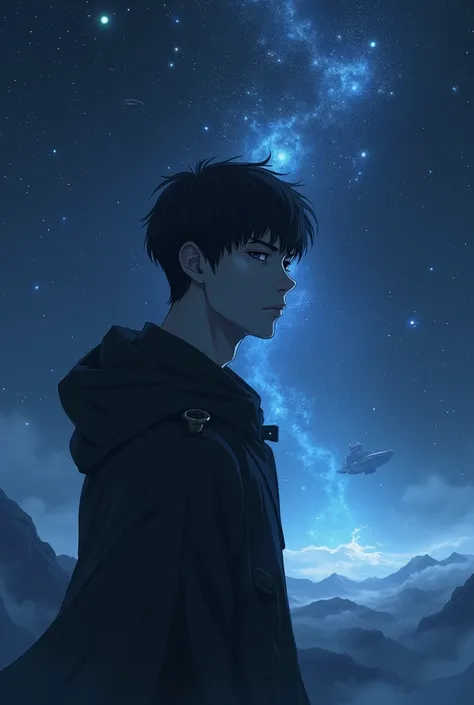 Dark anime male lead in the genre of Love and Deep Space: Qin Che