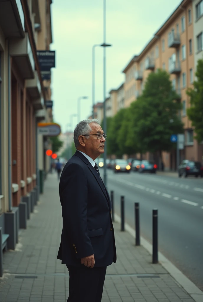  Helmut Müller is standing on Wilmersdorferstraße on a hot August day in Berlin and waiting for a taxi ,  that should take him to Tegel airport . It is Saturday afternoon ,  and the roads are almost empty ,  because many Berliners are on vacation .  When h...