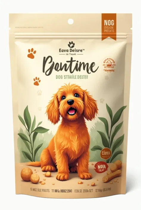 a package for healthy dog snacks