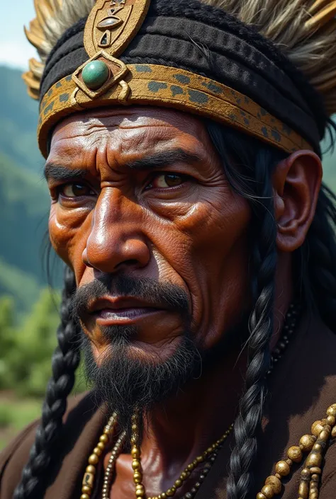 Face of a Tiuna chieftain 