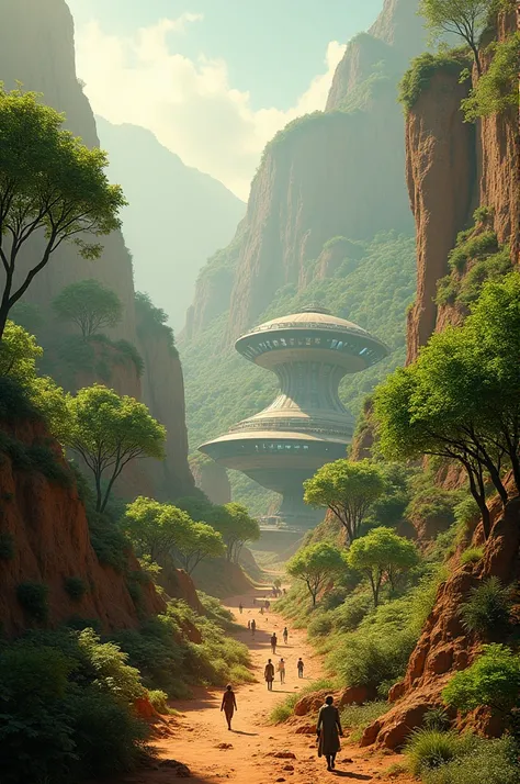 Imagine life on modern Mars, with lots of trees and fresh air