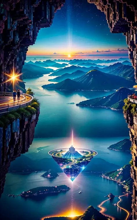 Spectacular views、 Future Cities 、god秘的、 Vivid 、 is glittering、 magic 、 surrealism、god々、 amazing、Little Star, beautiful view, Inspiring Scenery, Spectacular Scenery ,Breathtaking Scenery , amazing風景, Emotionally Shaking Scenery,Charming landscape,Impressiv...