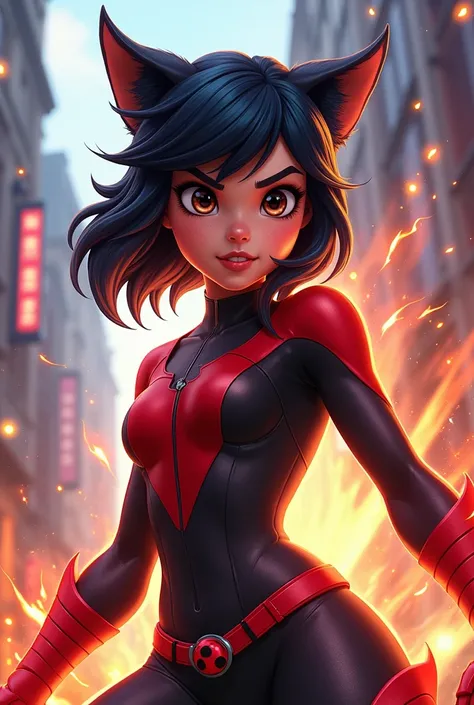 a new miraculous, and a new character from miraculous ladybug  female,The Miraculous is a wolf, and she has the power of the supersonic scream. 