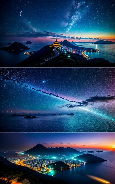 Spectacular views, Future Cities ,god秘的,  Vivid , is glittering, magic ,  surrealism,god々Shii, 素晴らShii, The little star ,美Shii景色, Inspiring Scenery, Spectacular Scenery ,Breathtaking Scenery ,素晴らShii風景, Emotionally Shaking Scenery,Charming landscape,Impres...