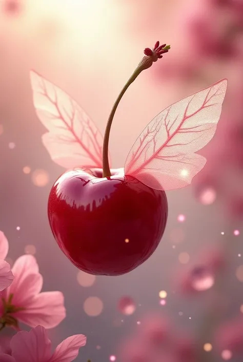 Cherry with wings