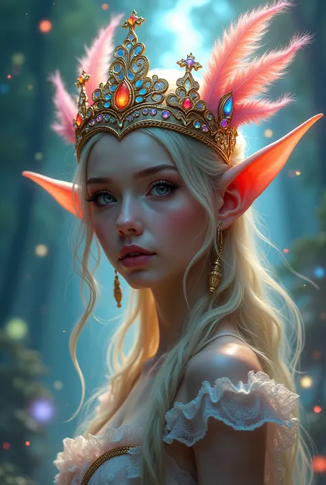 Elf , fantasy , color , Crown