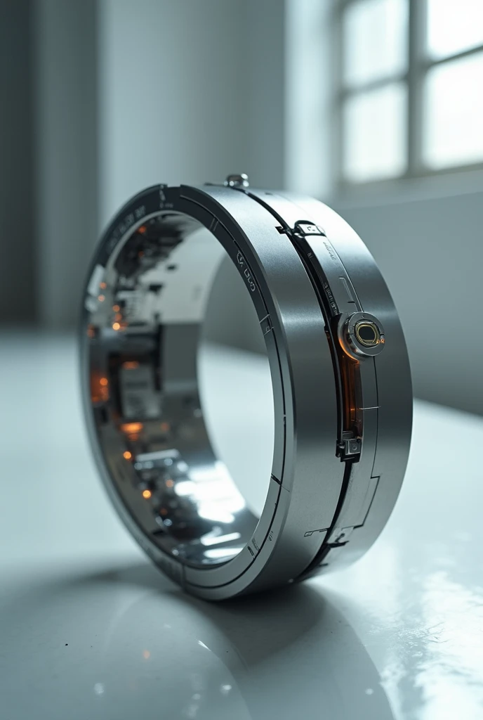 Metal , smart bracelet, futuristic, realistic