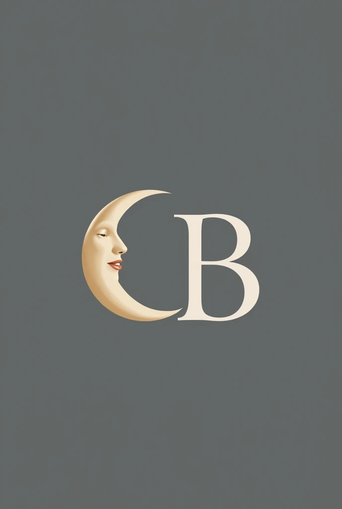 A logo for me design venture, Create a logo with the letters (eb) and a half moon.