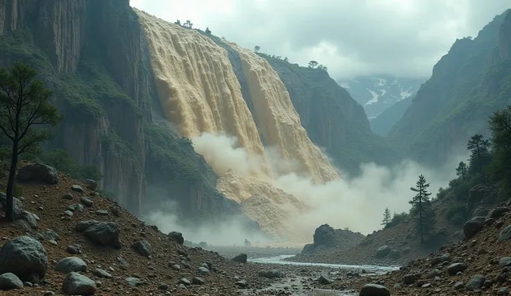 Large-scale landslide