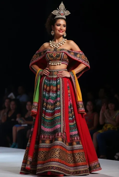 Typical costume from Honduras for Miss Universe
