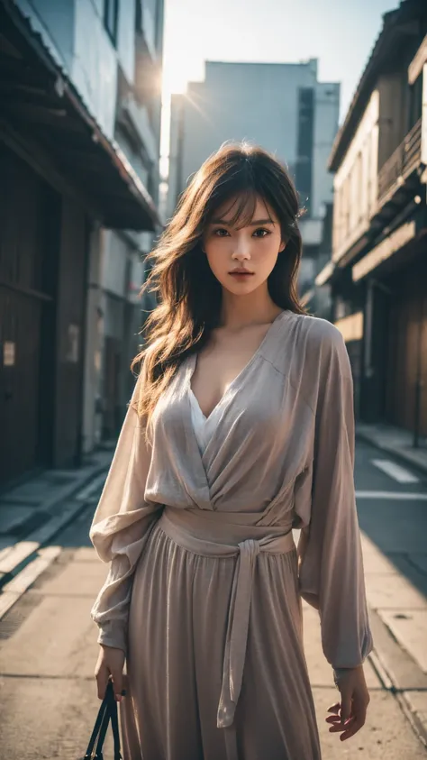 Tokyo、Street、Fashion Snap、real、snapshot、Stylish、Fashion Model、Mode Fashion、In front of the building wall、(best quality,4K,8K,highres,masterpiece:1.2),ultra-detailed,(realistic,photorealistic,photo-realistic:1.37),HDR,studio lighting,sharp focus,