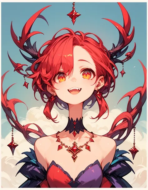 High image quality,masterpiece, cute girl,devil, has spider abilities,border pattern , sexy,E Cup,１８age,Demon World,