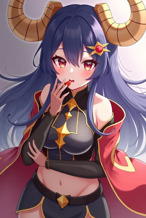 Paimon character from Genshin Impact sucking penis