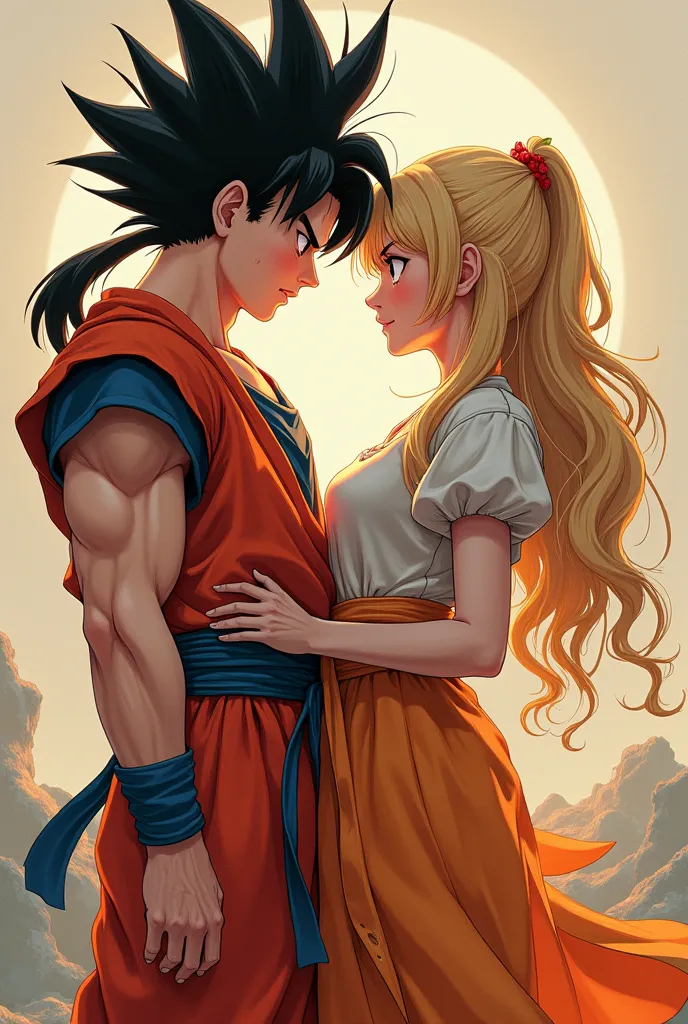 goku version of a woman having sex