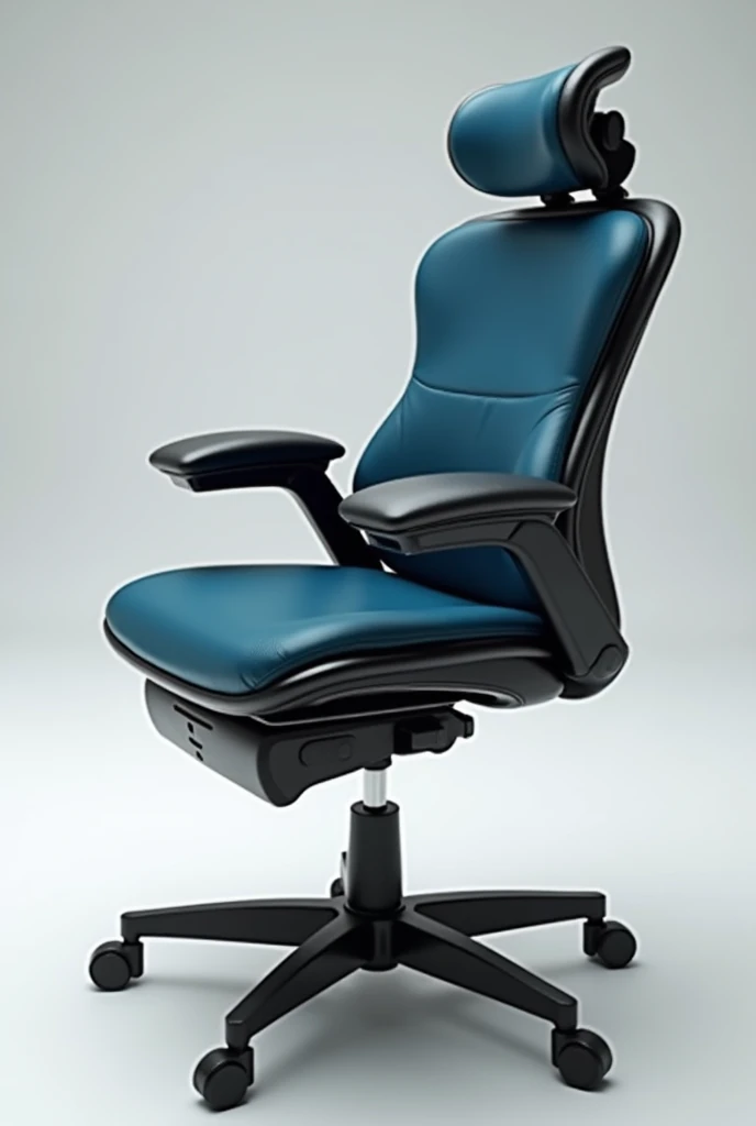 ERGONOMIC CHAIR WITH THE FOLLOWING FEATURES
• Replace the traditional model with a customized one 
• Combine a lamp adjusted to read at night 
• Adopt a voice assistant
• Modify the wheels
• An air-conditioned compartment where you can store water bottles ...