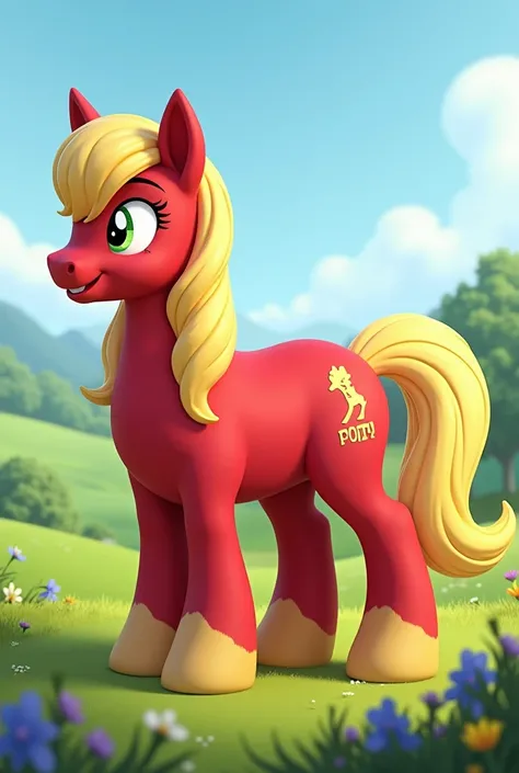 Give me an image of the Big Macintosh character from My Little Pony