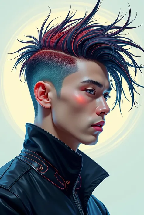 A man with k-hop hair