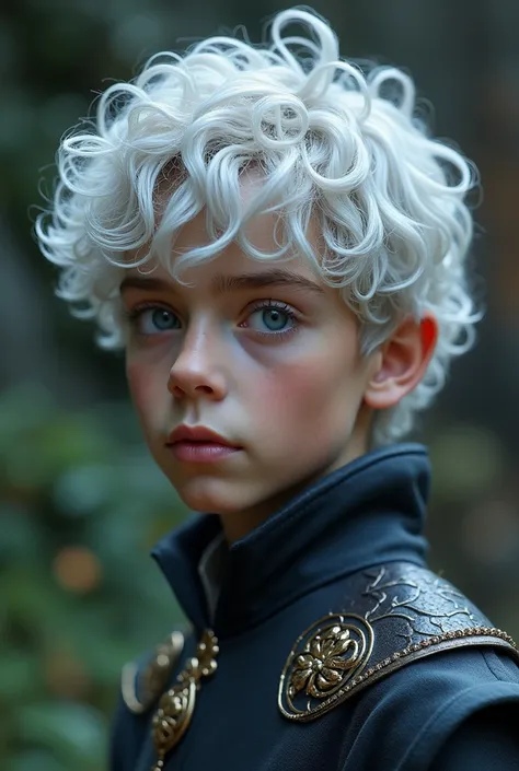  Targaryen boy with short curly silver hair, Appearance of Aaron Taylor-Johnson  