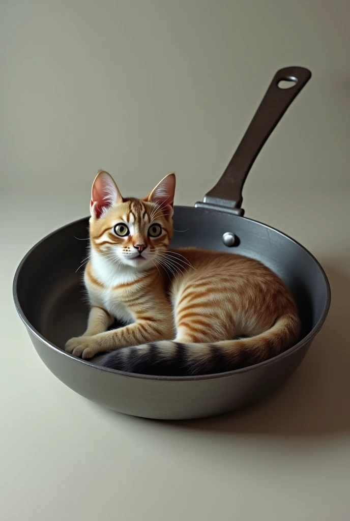 Cat in a frying pan