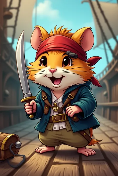 Disney Captain Jack Sparrow Hamster 