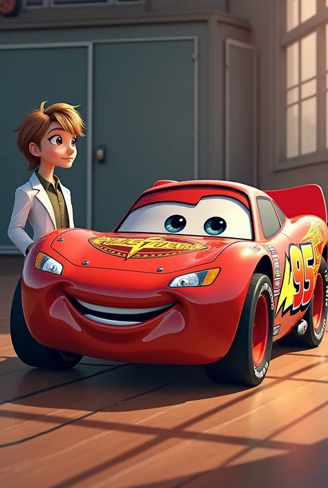 Table 5: McQueen goes to meet the professor, which explains how statistics can predict outcomes.

McQueen, mater is the teacher who is a car like them 