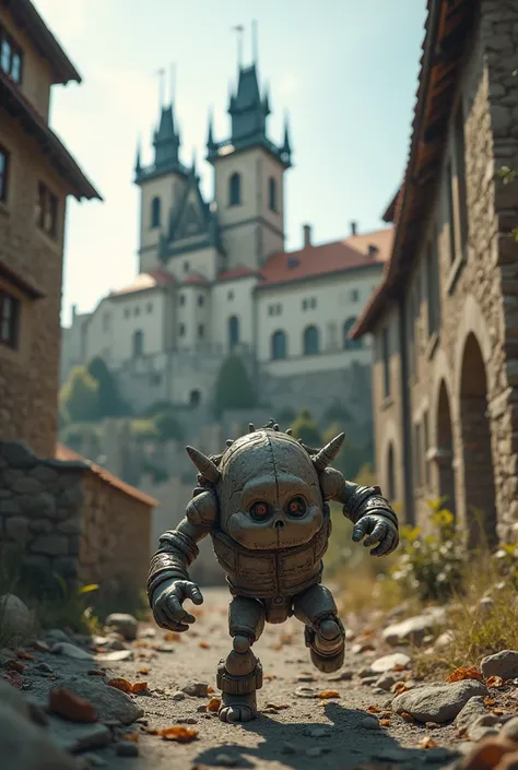 Little Golem, Which destroys Prague Castle.