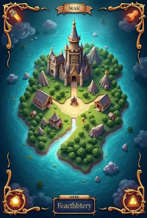 Magical Realms Screen
Create an interactive map or globe with clickable realms.
Add animations like spinning or glowing to represent transitions.
Mini-Games
Design templates for mini-games (e.g., symbol matching, puzzle solving).
Add clear instructions and...