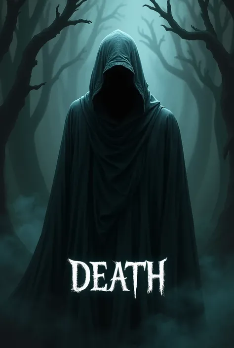 A title card with title Death with a soul snatcher let it have The word death in it
