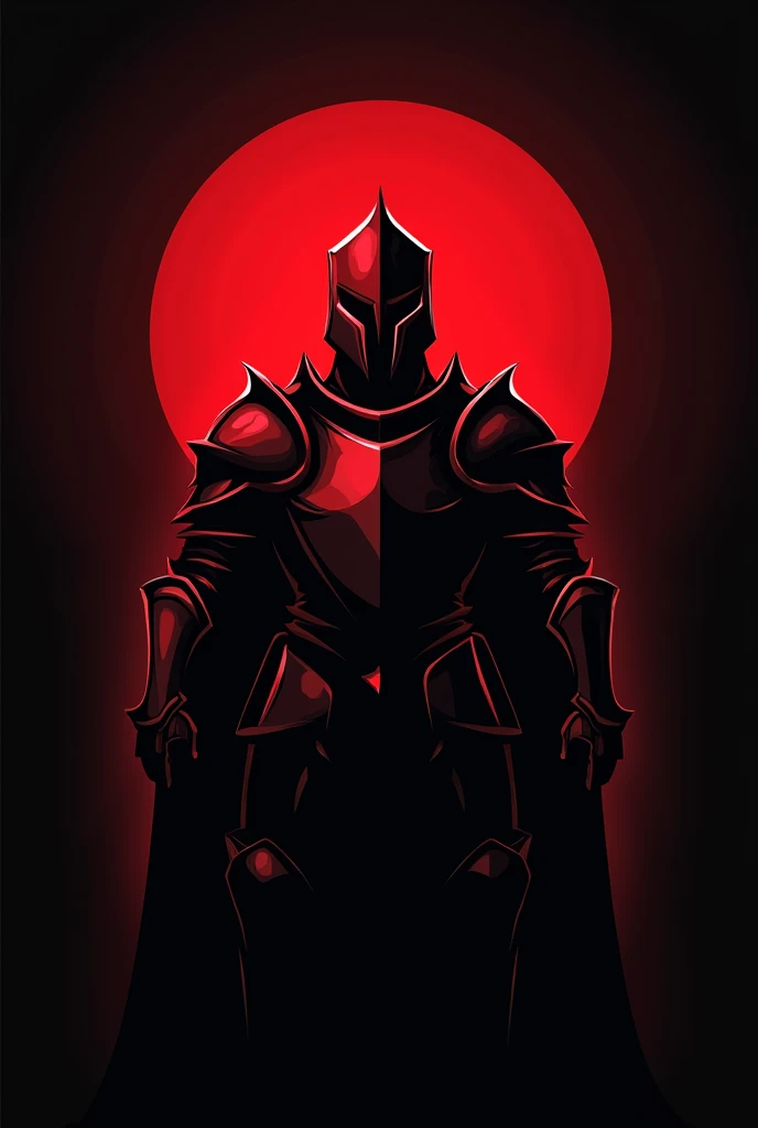 2d Knight logo with red and black 