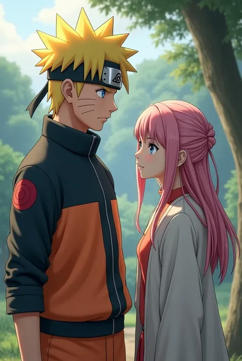 Naruto and hinata realestic human like 