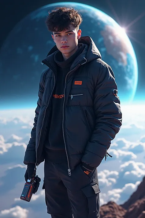 Vape brand boy in space