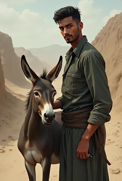 Maziar with skinny donkey
Combined 