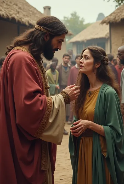 Jesus saying no to a woman 