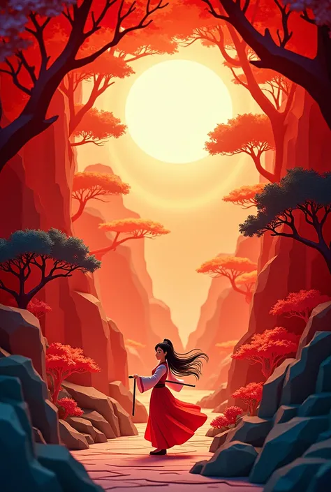 A mesmerizing paper-cut animation of the iconic tale of Mulan comes to life on the screen. Every delicate detail meticulously crafted out of paper unfolds before your eyes, showcasing the determined spirit of Mulan. The intricate paper scenes blend vibrant...