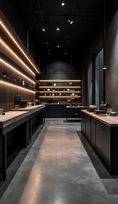 dark grey flooring shop