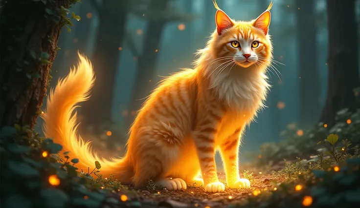 In a world where the ordinary meets the extraordinary, envision a tall and strong adult cat named Aurelius. With a majestic long, golden fur that shimmers like sunlight filtering through leaves, Aurelius stands out in any setting. His striking silver eyes,...